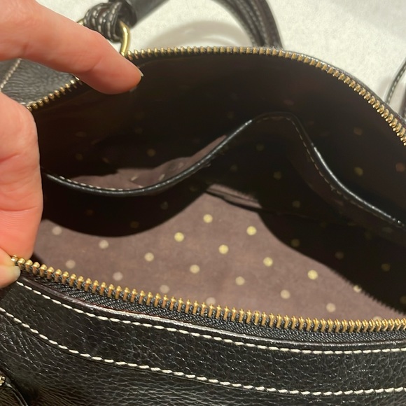 Kate Spade Black Leather Satchel Bag - Picture 10 of 11